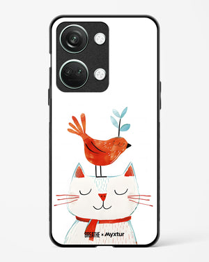 Whisker Perch [BREATHE] Glass Case Phone Cover (OnePlus)