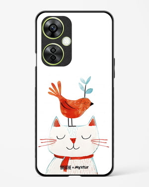 Whisker Perch [BREATHE] Glass Case Phone Cover (OnePlus)