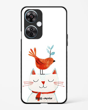 Whisker Perch [BREATHE] Glass Case Phone Cover (OnePlus)