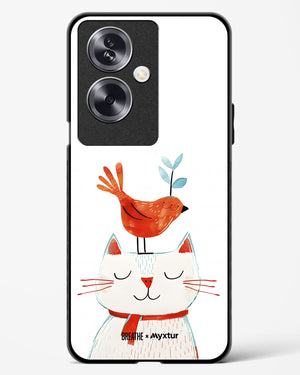 Whisker Perch [BREATHE] Glass Case Phone Cover (Oppo)