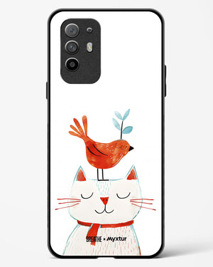 Whisker Perch [BREATHE] Glass Case Phone Cover (Oppo)