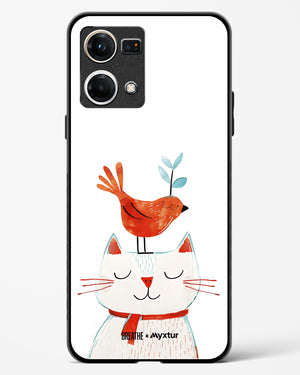 Whisker Perch [BREATHE] Glass Case Phone Cover (Oppo)