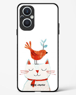 Whisker Perch [BREATHE] Glass Case Phone Cover (Oppo)