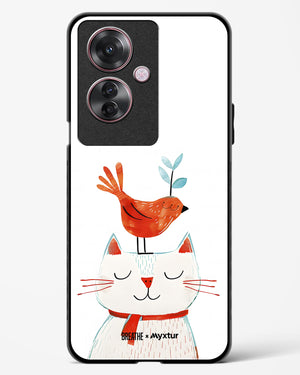Whisker Perch [BREATHE] Glass Case Phone Cover (Oppo)