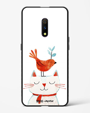Whisker Perch [BREATHE] Glass Case Phone Cover (Oppo)