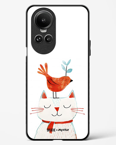 Whisker Perch [BREATHE] Glass Case Phone Cover (Oppo)