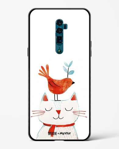 Whisker Perch [BREATHE] Glass Case Phone Cover (Oppo)