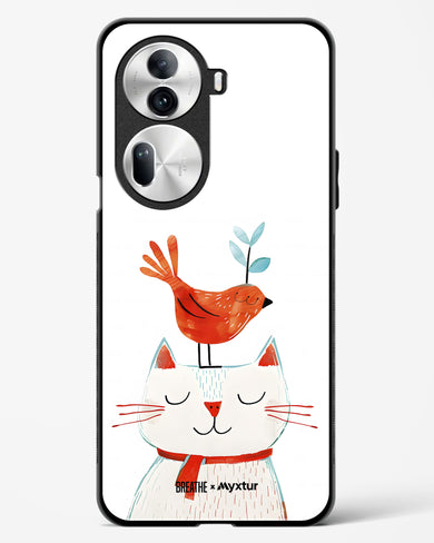 Whisker Perch [BREATHE] Glass Case Phone Cover (Oppo)