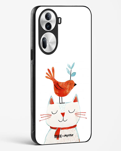 Whisker Perch [BREATHE] Glass Case Phone Cover (Oppo)