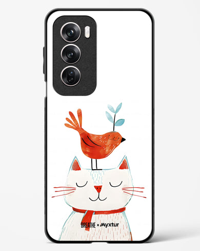 Whisker Perch [BREATHE] Glass Case Phone Cover (Oppo)