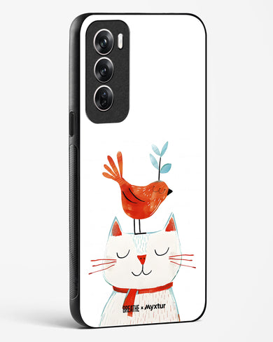 Whisker Perch [BREATHE] Glass Case Phone Cover (Oppo)