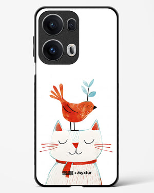 Whisker Perch [BREATHE] Glass Case Phone Cover (Oppo)