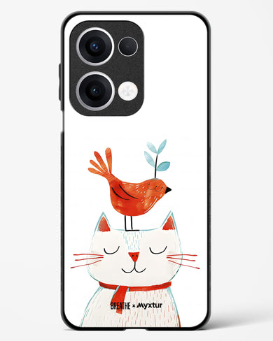 Whisker Perch [BREATHE] Glass Case Phone Cover (Oppo)