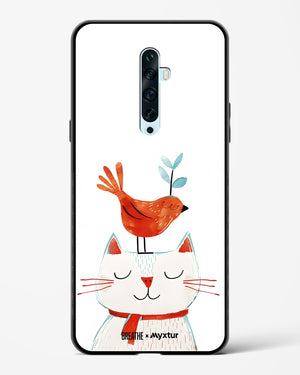 Whisker Perch [BREATHE] Glass Case Phone Cover (Oppo)