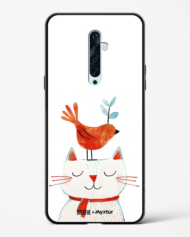Whisker Perch [BREATHE] Glass Case Phone Cover (Oppo)
