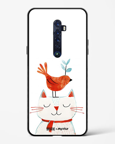 Whisker Perch [BREATHE] Glass Case Phone Cover (Oppo)