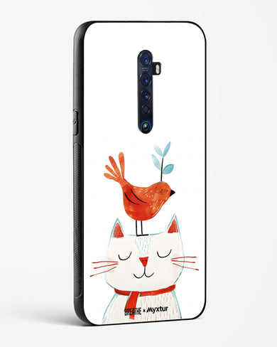 Whisker Perch [BREATHE] Glass Case Phone Cover (Oppo)