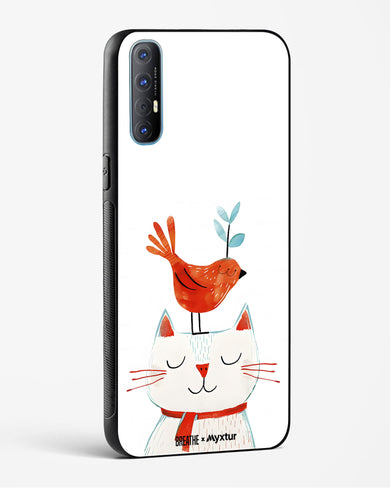 Whisker Perch [BREATHE] Glass Case Phone Cover (Oppo)