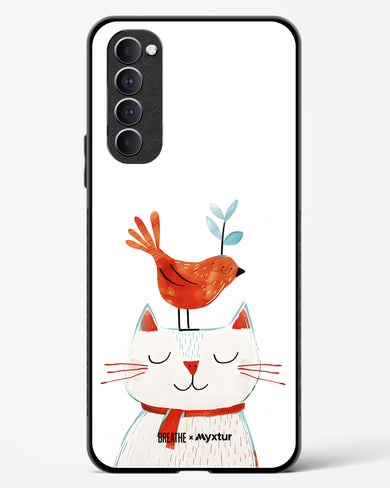 Whisker Perch [BREATHE] Glass Case Phone Cover (Oppo)