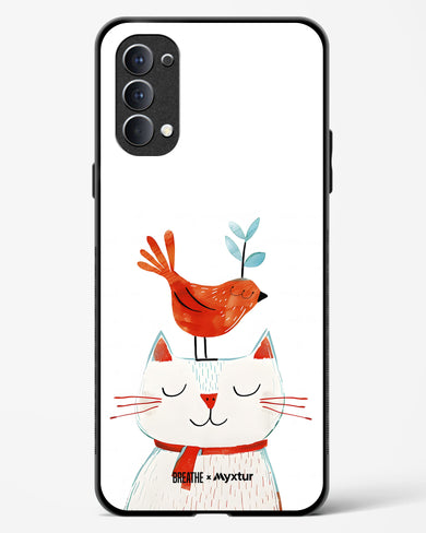Whisker Perch [BREATHE] Glass Case Phone Cover (Oppo)