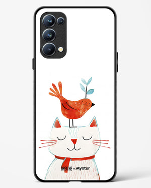 Whisker Perch [BREATHE] Glass Case Phone Cover (Oppo)