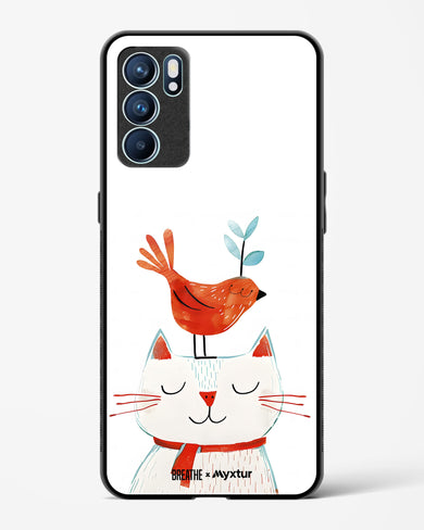 Whisker Perch [BREATHE] Glass Case Phone Cover (Oppo)