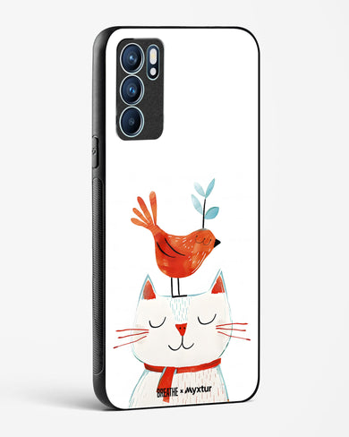 Whisker Perch [BREATHE] Glass Case Phone Cover (Oppo)