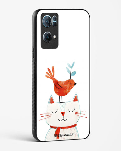 Whisker Perch [BREATHE] Glass Case Phone Cover (Oppo)
