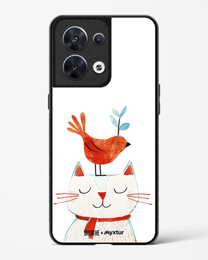 Whisker Perch [BREATHE] Glass Case Phone Cover (Oppo)