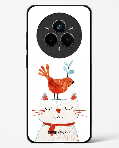 Whisker Perch [BREATHE] Glass Case Phone Cover (Realme)