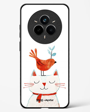 Whisker Perch [BREATHE] Glass Case Phone Cover (Realme)