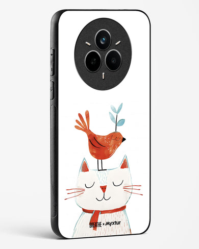 Whisker Perch [BREATHE] Glass Case Phone Cover (Realme)