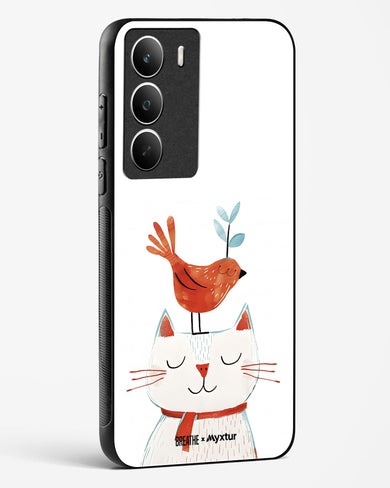 Whisker Perch [BREATHE] Glass Case Phone Cover (Realme)