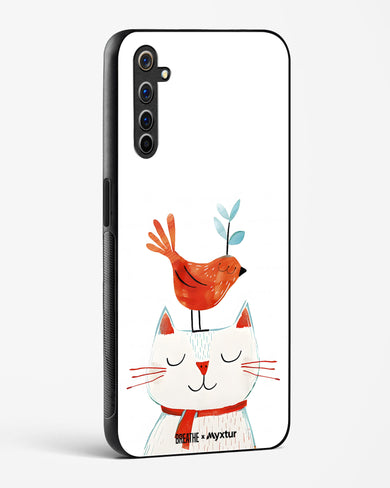 Whisker Perch [BREATHE] Glass Case Phone Cover (Realme)