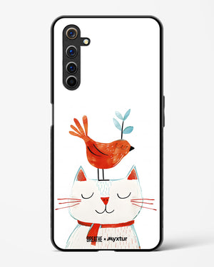 Whisker Perch [BREATHE] Glass Case Phone Cover (Realme)