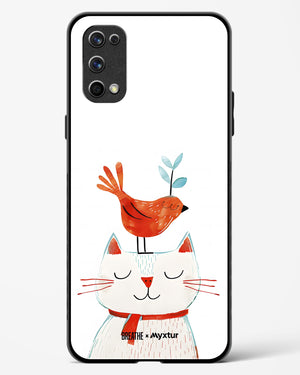 Whisker Perch [BREATHE] Glass Case Phone Cover-(Realme)