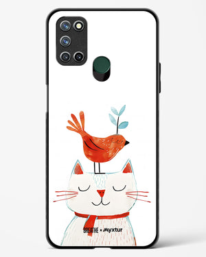 Whisker Perch [BREATHE] Glass Case Phone Cover (Realme)