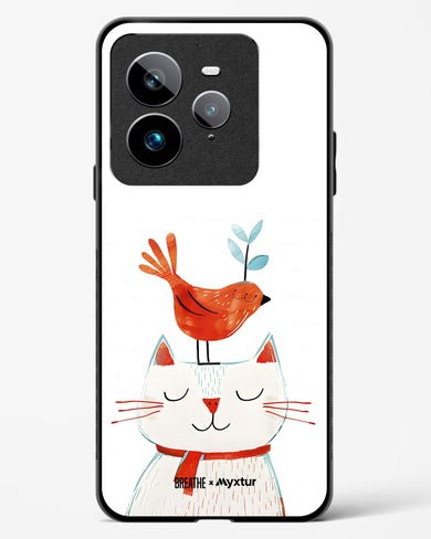 Whisker Perch [BREATHE] Glass Case Phone Cover (Realme)