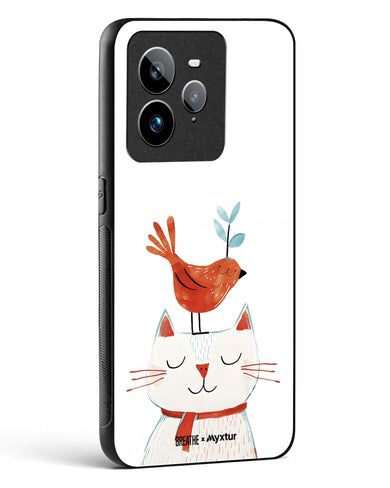 Whisker Perch [BREATHE] Glass Case Phone Cover (Realme)