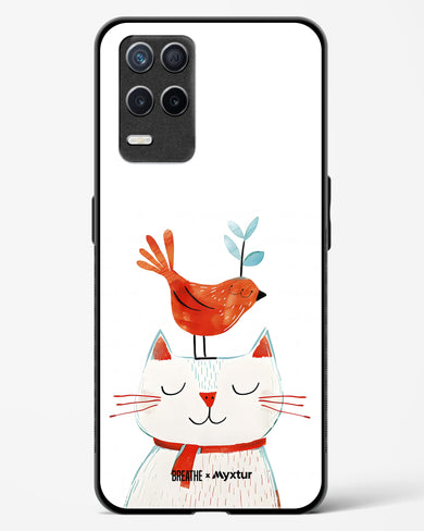 Whisker Perch [BREATHE] Glass Case Phone Cover (Realme)