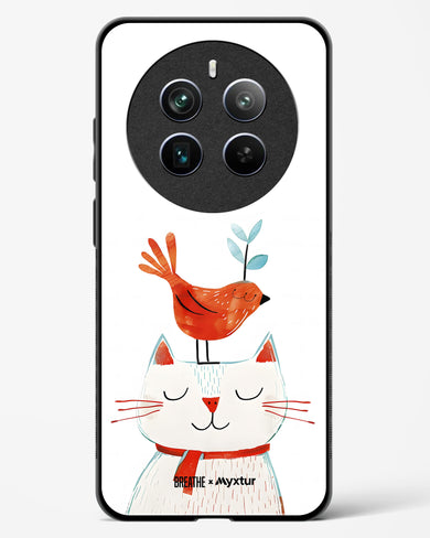 Whisker Perch [BREATHE] Glass Case Phone Cover (Realme)