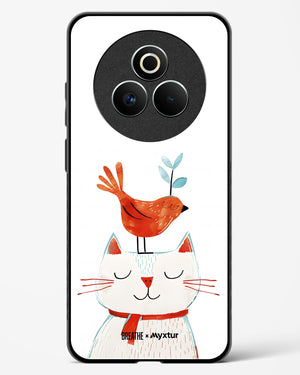 Whisker Perch [BREATHE] Glass Case Phone Cover (Realme)