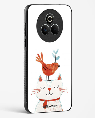 Whisker Perch [BREATHE] Glass Case Phone Cover (Realme)