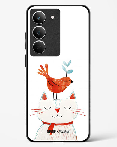 Whisker Perch [BREATHE] Glass Case Phone Cover (Realme)