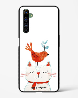 Whisker Perch [BREATHE] Glass Case Phone Cover (Realme)