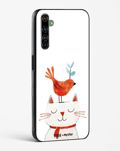 Whisker Perch [BREATHE] Glass Case Phone Cover (Realme)