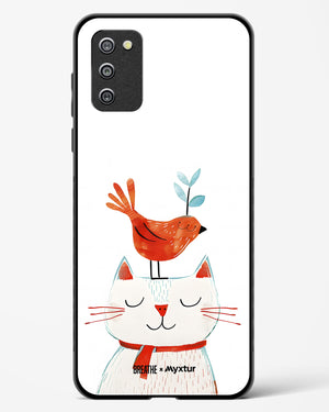 Whisker Perch [BREATHE] Glass Case Phone Cover (Samsung)