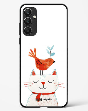 Whisker Perch [BREATHE] Glass Case Phone Cover (Samsung)