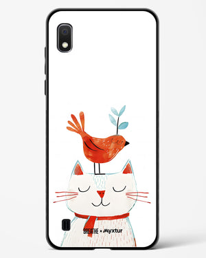 Whisker Perch [BREATHE] Glass Case Phone Cover (Samsung)