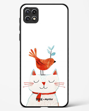 Whisker Perch [BREATHE] Glass Case Phone Cover-(Samsung)